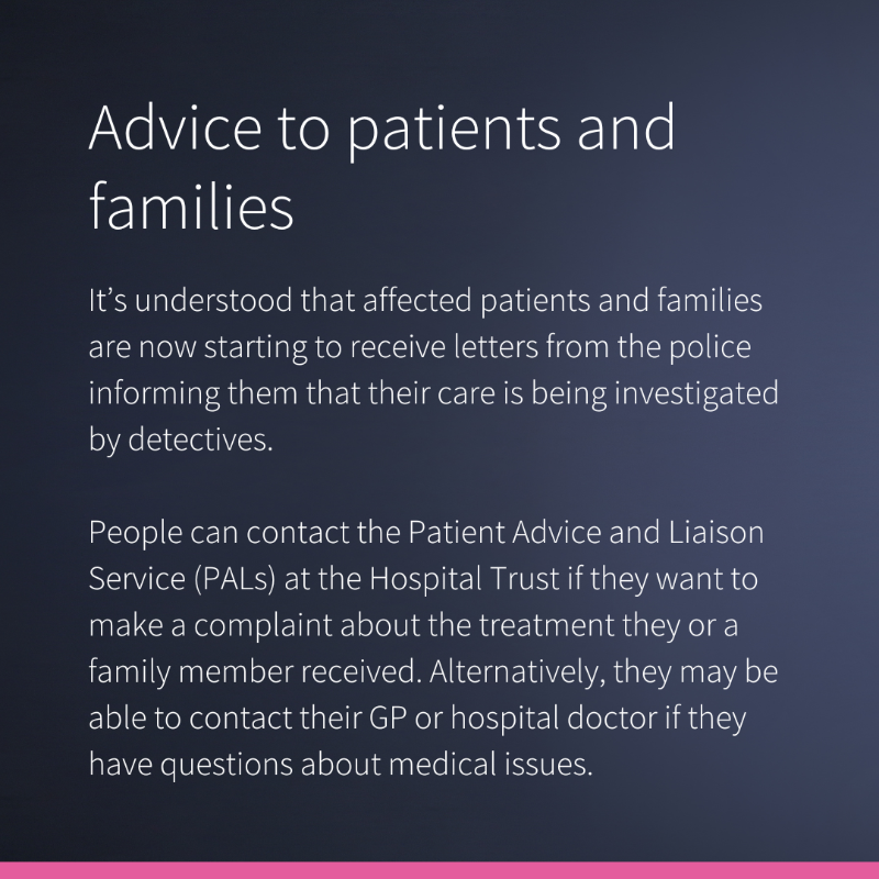 irwinmitchell's tweet photo. Our experts are supporting patients and families concerned about care at Brighton’s Royal Sussex County Hospital. With police investigating around 200 cases of alleged negligence under #OperationBramber, Tim Annett outlines the help available to those receiving police letters.