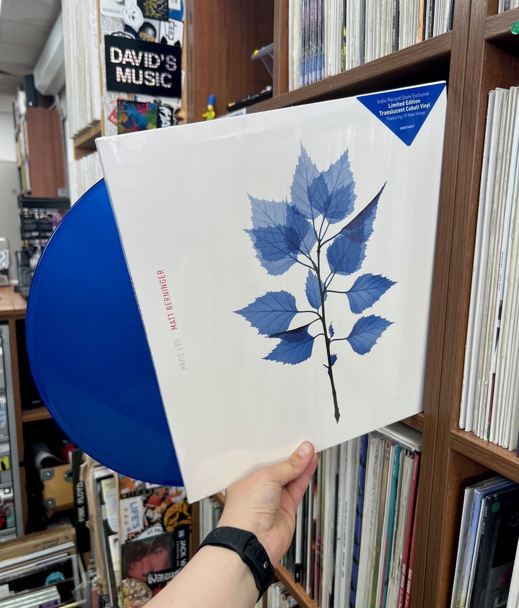 TODAY

Matt Berninger – Get Sunk 

CD / Indies Clear Blue LP

The National frontman’s second solo album is a subtly textured delight that feels both playful and emotional - music OMH

In-store &amp; online - buff.ly/ggGD4kn 

#MattBerninger #GetSunk #TheNational #NewMusic