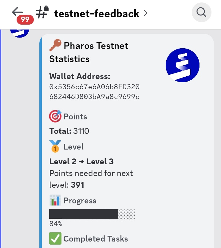 deepee2016's tweet photo. How to track your accumulated points and progress on @pharos_network Testnet:

👉 go to » https://t.co/2yQnxhwVTr
• scroll to "Testnet-feedback" • Enter /testnetinfo + your EVM address

📷 DONE. You'll be able to see your points &amp; level https://t.co/guG0IJ6k0T