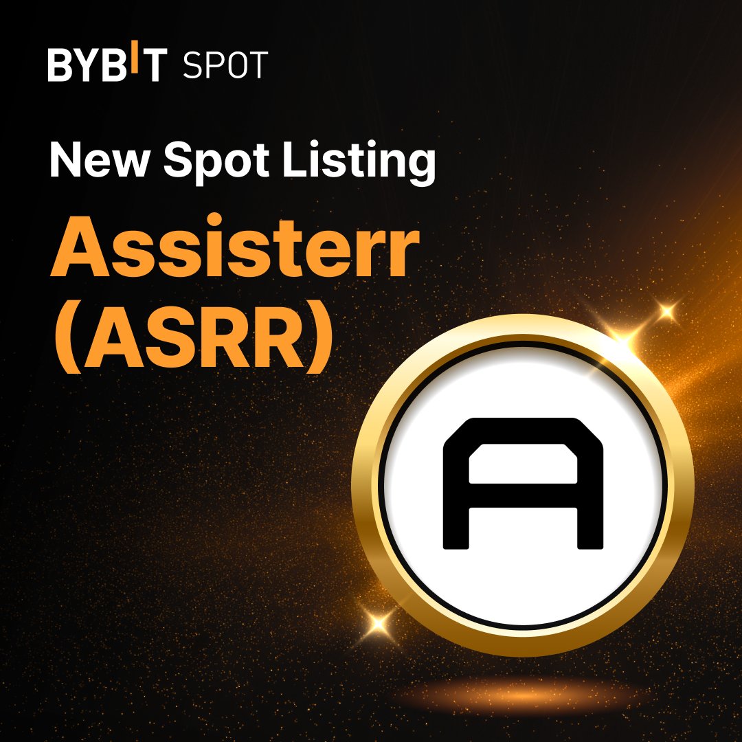 📣 $ASRR is officially listed on #BybitSpot with <a href="/assisterr/">assisterr</a>! Trade and deposit #ASRR to share from the 850,000 $ASRR  Prize Pool

🌐 Learn more with Lens: i.bybit.com/ab1faywT
📈 Trade now: i.bybit.com/2IabjbFP

#BybitListing #TheCryptoArk