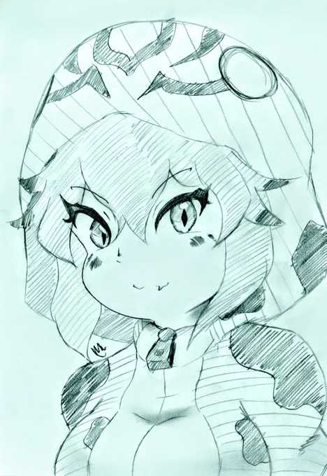 ブチャ🐍
#けものフレンズ 
#ハブ 
