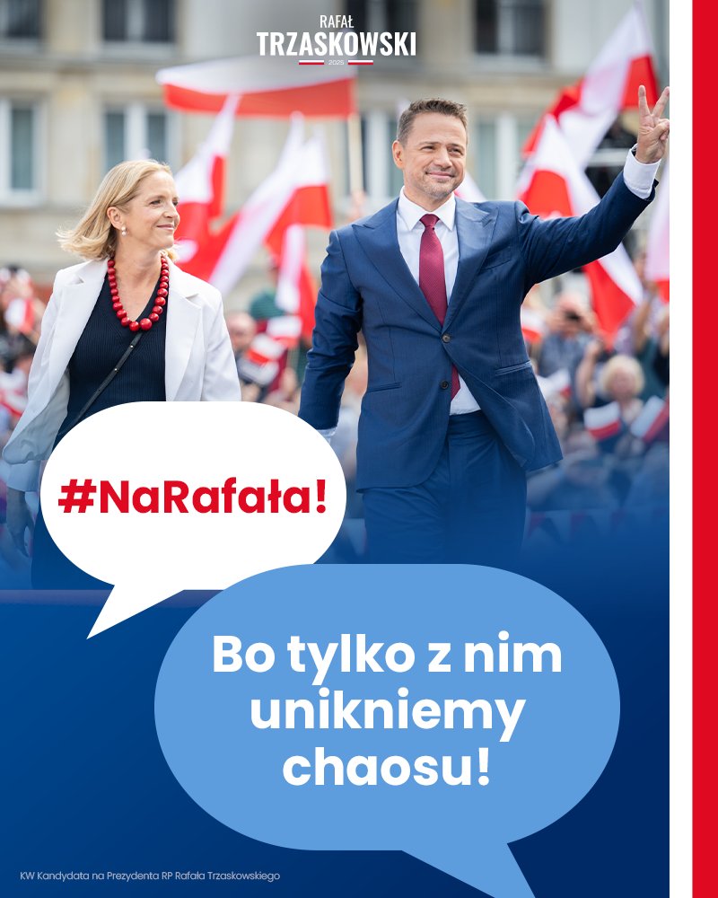 Dlaczego #NaRafała❓ Bo tylko z nim unikniemy  awantur, kłótni i chaosu❗

#Trzaskowski2025 ✌️🇵🇱