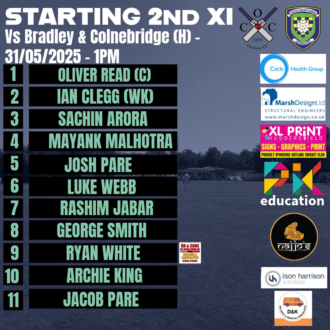 Outlane Cricket Club tweet media
