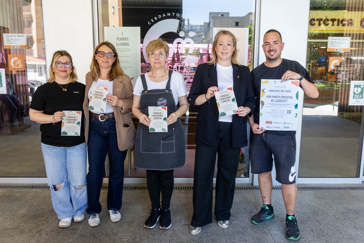 📣#Cerdanyola celebrarà la Setmana de l'Aprofitament Alimentari per conscienciar sobre la importància de reduir el malbaratament

📅Del 2 al 8 de juny hi haurà activitats amb la col·laboració de la Biblioteca Central i els mercats municipals 

ℹ bit.ly/SetmanaAprofit…