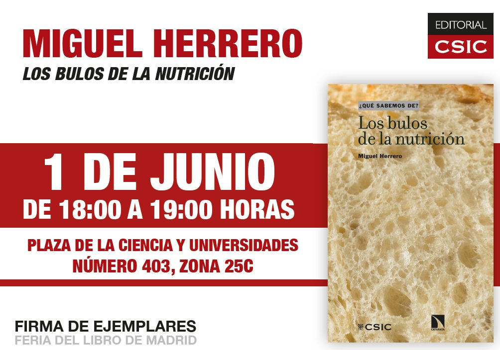 Miguel Herrero (@mherrero_0n) on Twitter photo Hoy comienza la Feria del Libro de Madrid <a href="/FLMadrid/">Feria del Libro de Madrid</a> en El Retiro, como siempre un evento cultural expectacular.
Este domingo 1 de Junio, gracias a la <a href="/EditorialCSIC/">Editorial CSIC</a>, tendré la oportunidad de volver a vivir la Feria desde el otro lado!!! ✍️📖 Hoy comienza la Feria del Libro de Madrid <a href="/FLMadrid/">Feria del Libro de Madrid</a> en El Retiro, como siempre un evento cultural expectacular.
Este domingo 1 de Junio, gracias a la <a href="/EditorialCSIC/">Editorial CSIC</a>, tendré la oportunidad de volver a vivir la Feria desde el otro lado!!! ✍️📖