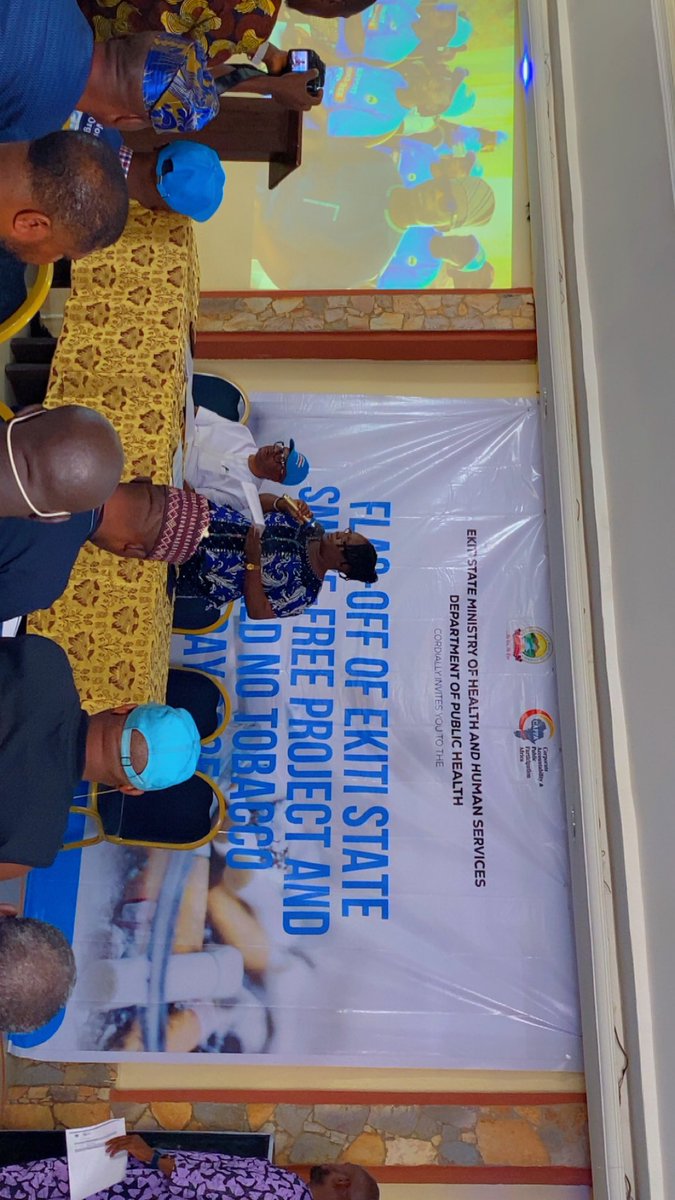 DARAMOLA OLALEKAN SAMUEL (@daramolaolale10) on Twitter photo The flag off of Ekiti State Smoke-free project and world no Tobacco day 2025, this is a collaboration of CAPPA and the Ekiti State ministry of health and human services. @cappafrica @tobaccoctrl <a href="/Fmohnigeria/">Federal Ministry of Health, NIGERIA</a> #smokefreeEkiti #worldNoTobaccoDay
#TobaccoExposed The flag off of Ekiti State Smoke-free project and world no Tobacco day 2025, this is a collaboration of CAPPA and the Ekiti State ministry of health and human services. @cappafrica @tobaccoctrl <a href="/Fmohnigeria/">Federal Ministry of Health, NIGERIA</a> #smokefreeEkiti #worldNoTobaccoDay
#TobaccoExposed