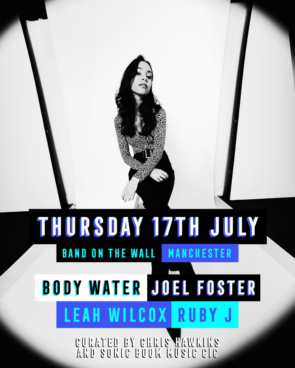 Ruby J (@rubyjofficial) on Twitter photo you’re favourite duo are coming to manchester july 17th for a super cool quadruple headliner 👽 <a href="/bandonthewall/">Band on the Wall</a> curated by <a href="/chris_hawkins/">Chris Hawkins</a> we’ll be playing alongside three other artists swipe for the full line up.
tickets on sale, now link in bio 🤠 you’re favourite duo are coming to manchester july 17th for a super cool quadruple headliner 👽 <a href="/bandonthewall/">Band on the Wall</a> curated by <a href="/chris_hawkins/">Chris Hawkins</a> we’ll be playing alongside three other artists swipe for the full line up.
tickets on sale, now link in bio 🤠