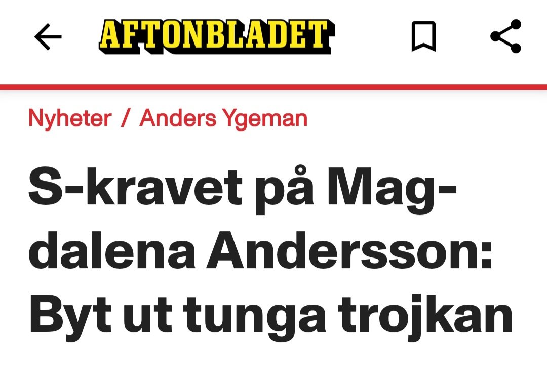 Krav ifrån tung S-veteran, Hans Hoff, på att sparka Ygeman, Strandhäll och Hultqvistarn. 

Lycka till. De sitter djupt inbäddade i Partiet. 😄

Personligen vill jag att de sitter kvar, de personifierar S inkompetens och handlingsförlamning. 😊