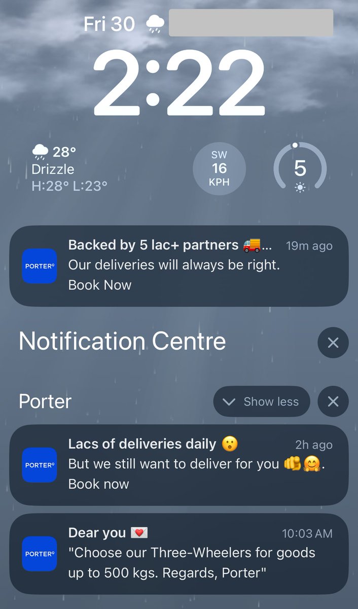 dineshkp27's tweet image. @porterit_ Your service is amazing, but whoever decided to bombard us with daily notifications needs a timeout. The constant pings are killing an otherwise perfect experience. Save us from your enthusiastic alerts team!

#Toomanynotifications #notificationflood