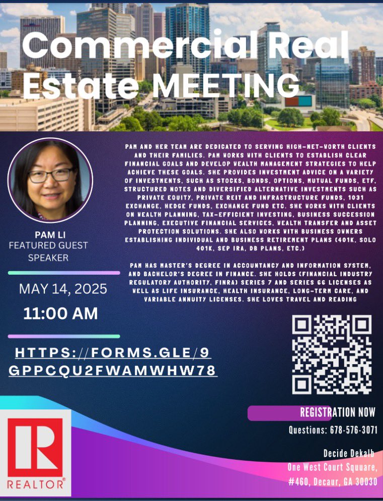 shedonnagrier's tweet image. Commercial Lunch &amp;amp; Learn #DecideDekalb #CityofDecatur #RealtorLifestyle