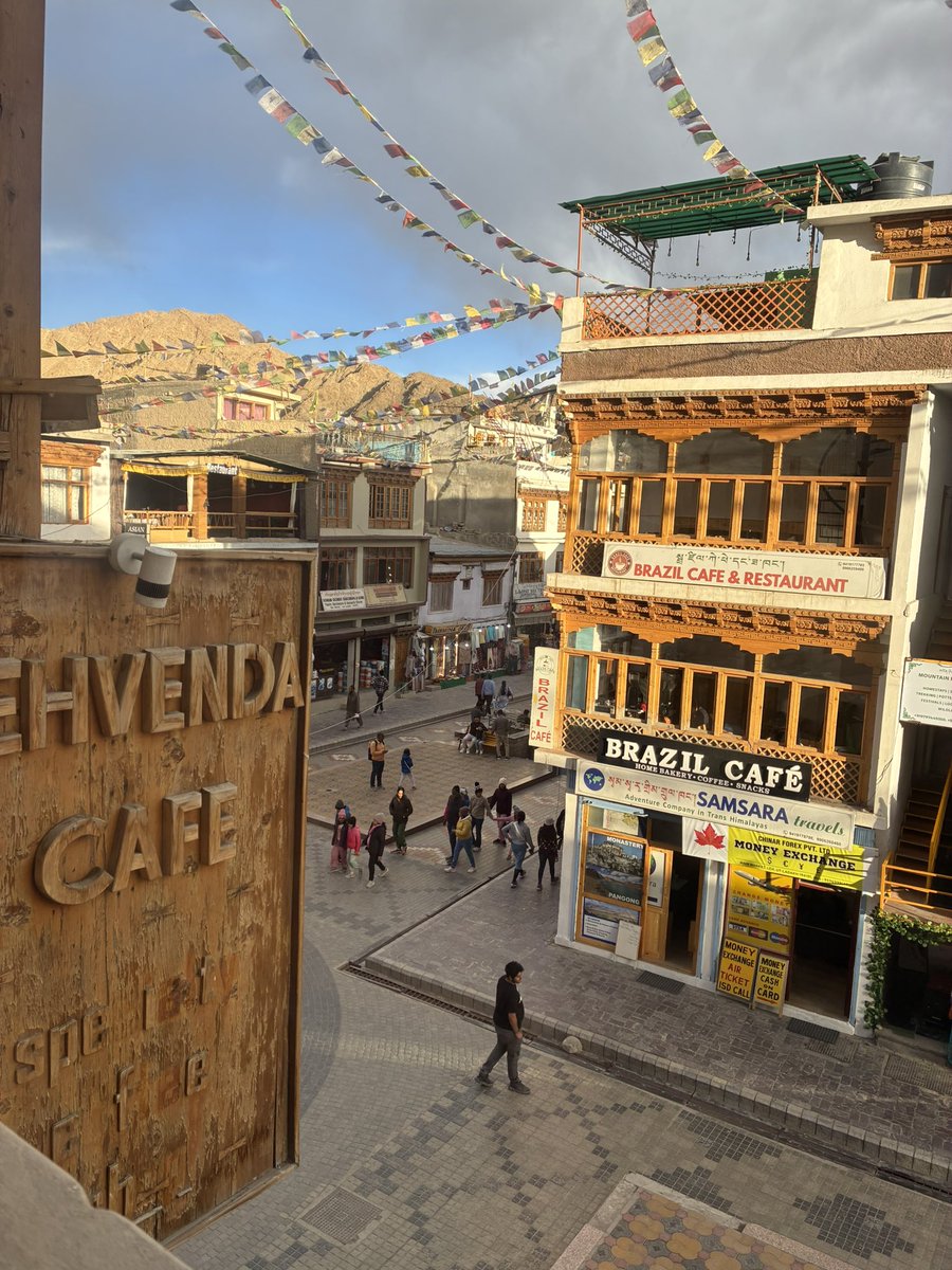 Evening scene of Leh market#ladakh2025