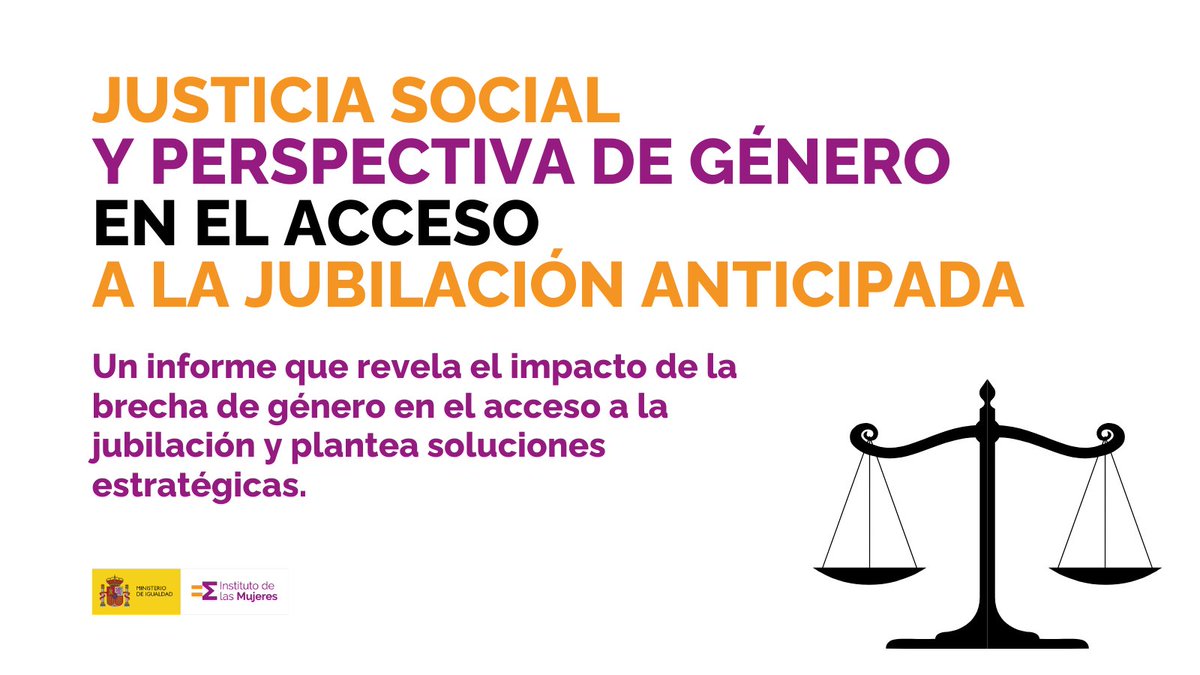 🟣 En el informe se examinan los factores estructurales que dificultan el acceso de las mujeres a unas condiciones justas de jubilación anticipada.

Descárgalo en nuestra web: bit.ly/4js087i

🤝 En colaboración con <a href="/AEDTSS/">AEDTSS</a> Asoc. Derecho del Trabajo y la Seguridad Social