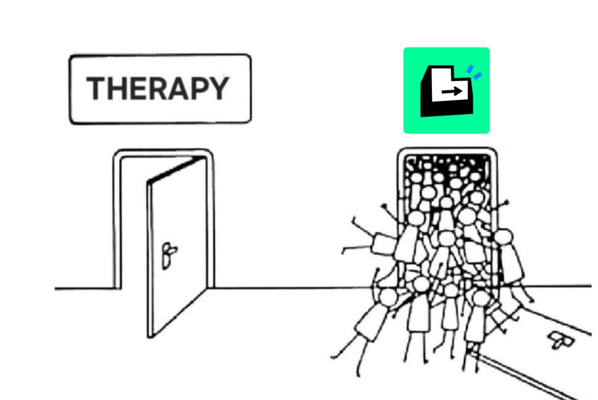 PenguStack's tweet image. when

 you 

need

therapy

but get sucked into $LOUD