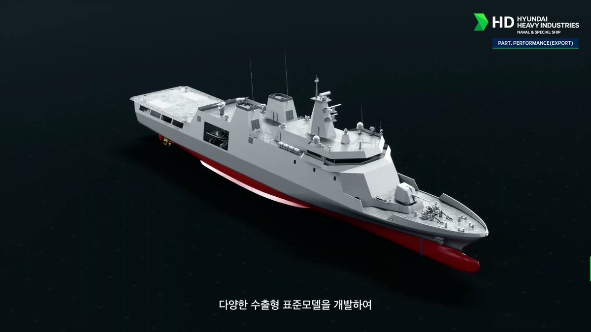 ReHorizon3's tweet photo. HD Hyundai Heavy Industries 🇰🇷 showcased the final design of the @Philippine_Navy 🇵🇭's upcoming six HDP-2200 Offshore Patrol Vessels (OPV). It is seen equipped with 76mm Super Rapid Main Gun, two 30mm RCWS, and SIMBAD-RC. The 1st OPV is almost complete, ready for launching soon. https://t.co/md7vdbaPyS
