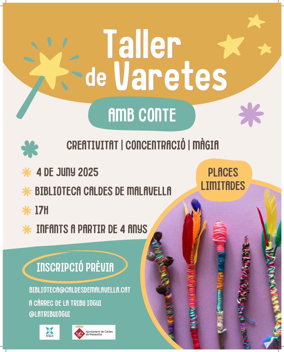 Abracadabra! Inscripcions obertes a: biblioteca@caldesdemalavella.cat