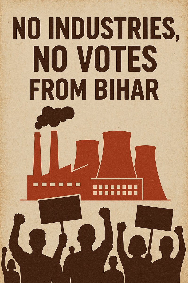 #NoIndustriesNoVotesInBihar