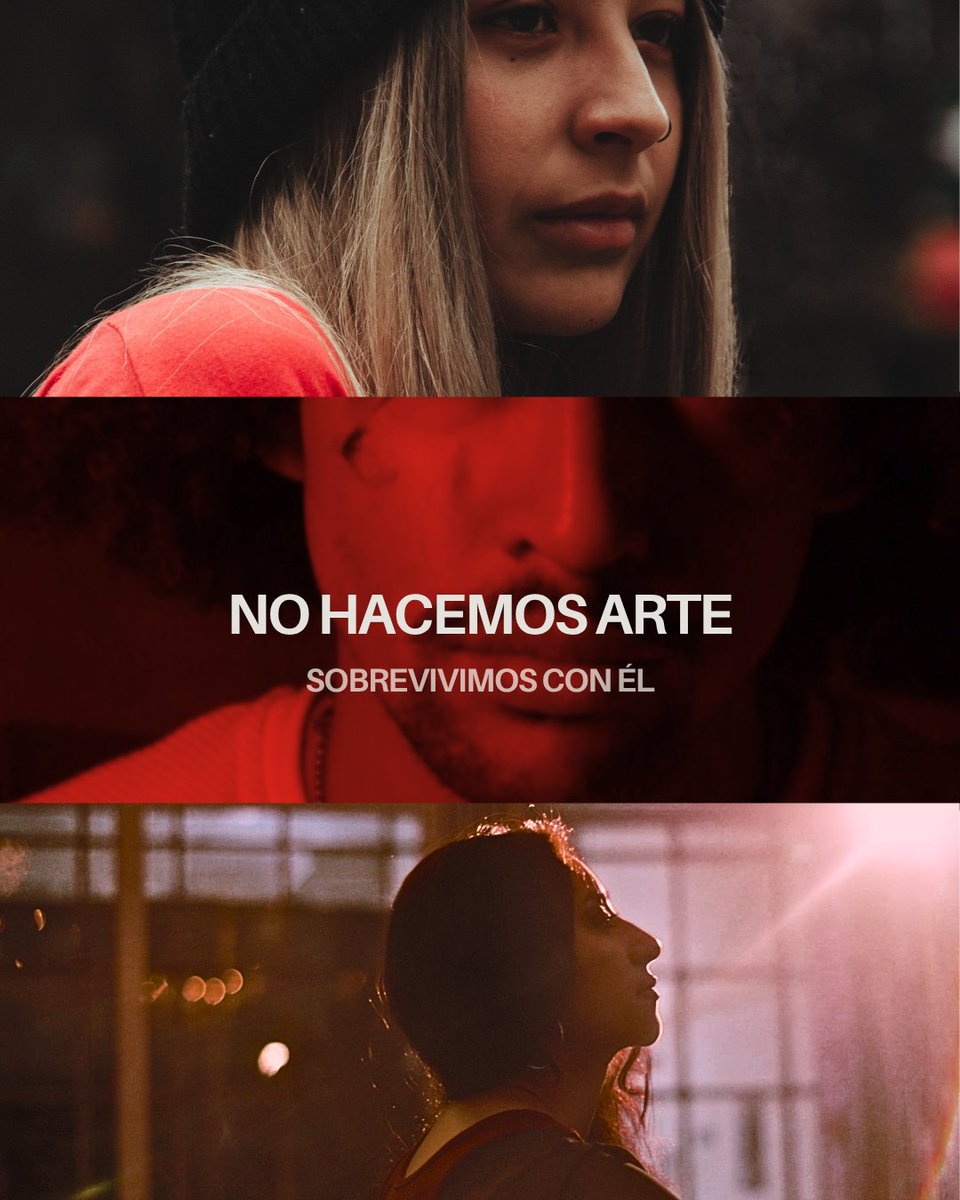 No hacemos arte, sobrevivimos con él.