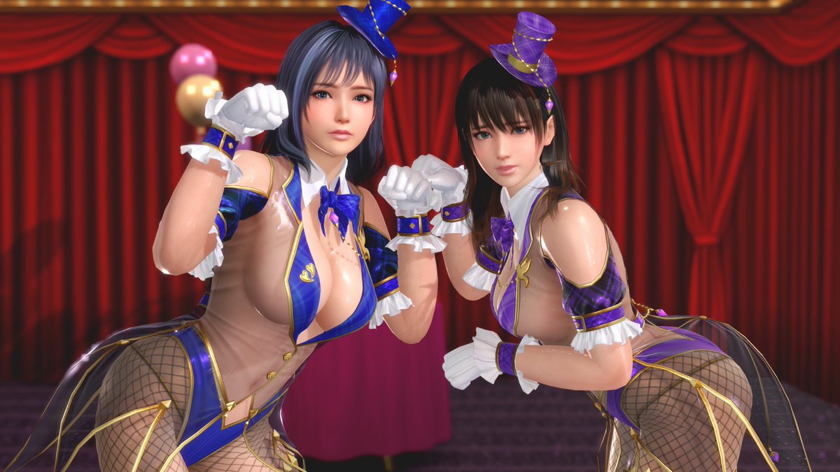 redicider's tweet photo. 7.5周年おめでとうございます🎉🎉 ユニットポーズのバリエーション待ってます！ #DOAXVV #Nanami #Reika #ななみ #れいか https://t.co/X4BPxasIyb