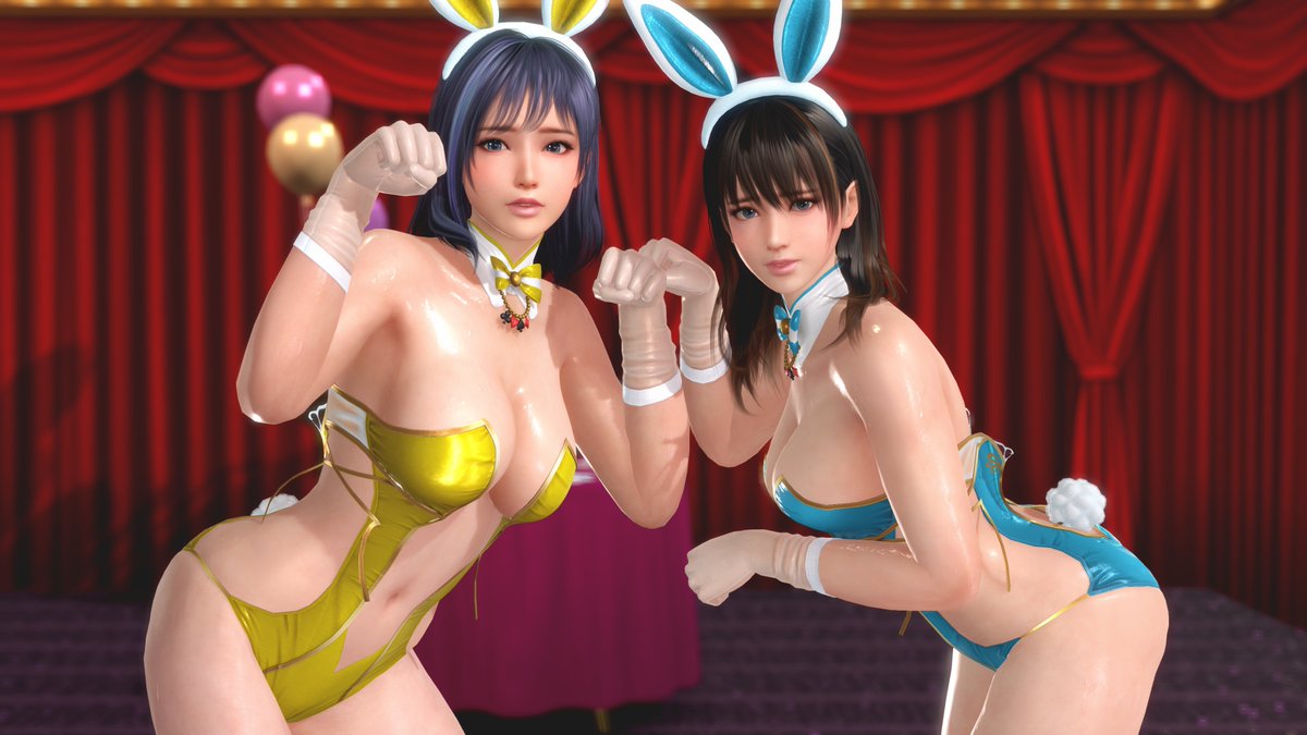redicider's tweet photo. 7.5周年おめでとうございます🎉🎉 ユニットポーズのバリエーション待ってます！ #DOAXVV #Nanami #Reika #ななみ #れいか https://t.co/X4BPxasIyb