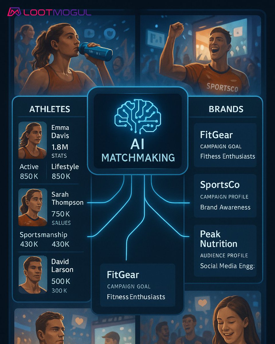 AI is transforming sponsorships by analyzing data to perfectly match athletes with brands that align with their values, audience, and style. This precision boosts campaign relevance, fan engagement, and ROI — making partnerships smarter, authentic, and more impactful than ever