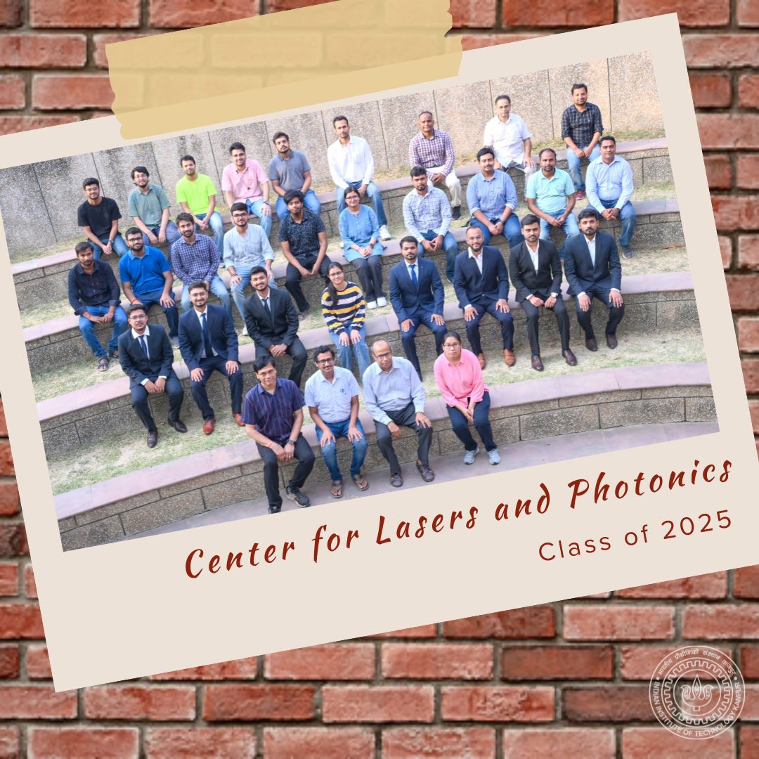 IITKanpur's tweet image. 🔦 You came, you focused, you illuminated.
From the fundamentals of light to cutting-edge research, you brought clarity, precision, and brilliance to everything you touched.

As you move forward, may your paths stay bright and your impact far-reaching. 

#Lasers #Photonics