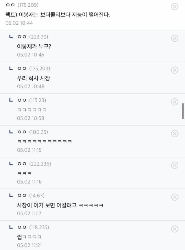이봉재는 보더콜리보다 지능이 떨어진다.