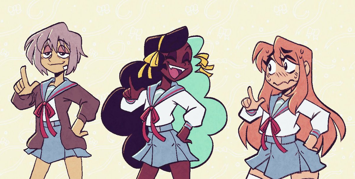 Happy Far-Fetched Friday! Piper has the gang clad in cosplay for karaoke night. Only thing left to figure out is what to sing... any suggestions?