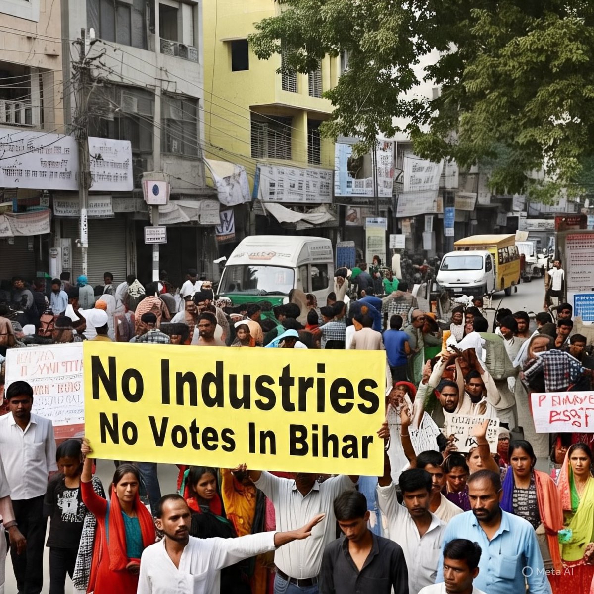 बिहार बोले अब साफ़ और जोर से,
रोज़गार दो, वरना मत मांगो वोट हमारे।

#ModiFailsBihar 
#NoIndustriesNoVotesInBihar