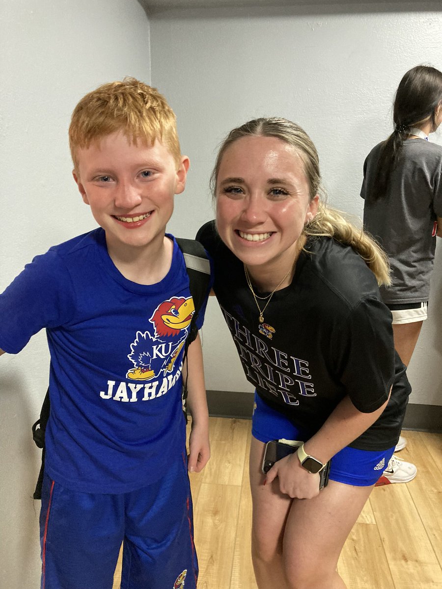 jswtweets's tweet photo. @KUHoops @lexiprice22 Congratulations @lexiprice22 on your promotion. You were so  awesome with my son Jake when he was homesick at basketball camp a few years ago. I’m glad you were there for him when I couldn’t be. https://t.co/TzT8Ng7YaJ
