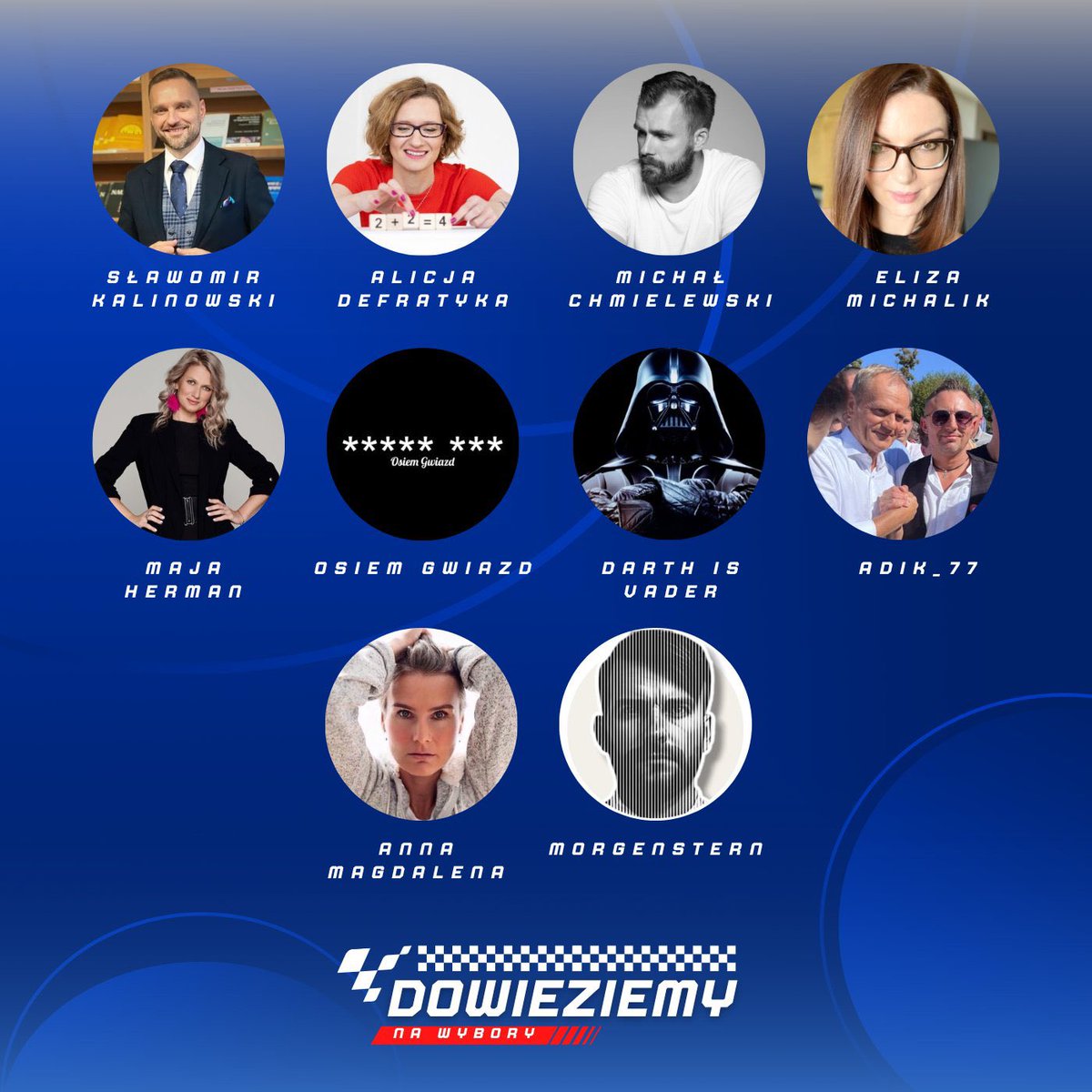 Ten_Psycholog's tweet photo. Dzień dobry kochani

FREKWENCJA: królowa demokracji, która potrzebuje naszego wsparcia i naszego świadectwa. W grupie ludzi kochających demokrację, postanowiliśmy zrobić coś wspólnie. Jest wiele świetnych pomysłów i akcji profrekwencyjnych. Polacy na całym świecie organizują się w grupy i planują wspólnie świętować dzień wyborów. Są ludzie którzy pokonają trasę kilkuset kilometrów w jednym tylko celu: oddać głos w wyborach prezydenckich 2025 roku. Są osoby, które z przeróżnych względów potrzebują pomocy czy zachęty, aby wziąć udział w głosowaniu. Właśnie dla takich sytuacji uruchamiamy hashtag #Dowieziemy. 

Co będziemy dowozić? 

Zachęcamy każdego miłośnika demokracji do: 

⁃pomocy w transporcie osobom, które tej pomocy potrzebują. Być może ktoś ma daleką drogę do pokonania i możemy zaoferować podwózkę? Być może ktoś ma pewne obawy przed publicznymi spotkaniami ludzi w lokalach wyborczych i samą naszą obecnością jesteśmy w stanie pomóc? Może ktoś ma na głowie masę obowiązków domowych i to my przyjdziemy i powiemy: zrób sobie przerwę na godzinę i pójdźmy razem zagłosować? Scenariuszy może być jest tak dużo jak ludzi uprawnionych do głosowania. W gronie rodzinnym, znajomych czy po prostu w gronie sąsiedzkim. Zawsze znajdzie się ktoś z kim możemy pójść i oddać głos 🙂. Słowo „dowieziemy” jest dość pojemne i o to nam chodziło. Może dowieziemy historyczną frekwencję😉? 

Jak wziąć udział w akcji? 

⁃Dzisiaj i jutro jest czas na organizowanie się w grupy. Jest czas na rozmowy z ludźmi, zachęcanie do wzięcia udziału w wyborach i ustalanie planu działania na niedzielę. Chwalcie się swoimi planami tutaj na Twitterze i jeśli możecie to zachęcamy do używania dwóch hashtagów: #Dowieziemy oraz #IdziemyNaWybory. Wasze historie zebrane w jednym miejscu i pod tymi symbolicznymi hasłami, z pewnością będą świetną motywacją dla innych. Stwórzmy w naszej twitterowej społeczności masę dobrej energii i poczujmy ten zryw demokracji. 
⁃W niedzielę wrzucajcie zdjęcia, filmiki czy opisu waszych historii. Ponieważ ta akcja jest ruchem obywatelskim i nie ma nic wspólnego z agitacją na żadnego z kandydatów, może trwać również podczas ciszy wyborczej. To jest akcja PROFREKWENCYJNA i tylko tak ją traktujcie kochani. Bez agitacji możemy robić to wspólnie aż do niedzieli wieczór. Nigdy nie wiemy kogo zainspirujemy. Nigdy nie wiemy kto to przeczyta i postanowi zmienić zdanie i jednak pójść na wybory. 

Zróbmy wszystko co możemy aby frekwencja w niedzielę była REKORDOWA🙂‼️. 

Ja zagram po raz trzeci i ostatni kartą: follow za cytat z wykorzystaniem hashtagów a w szczególności hashtagów. Ostatnie dwie akcje na moim koniec przyniosły zaskakująco duży odzew i sukces. Teraz czas na skompletowanie hat-tricka😉. Akcja będzie trwała do niedzieli, do godz. 20.00. Czyli do momentu kiedy jeszcze realnie będziemy mogli zachęcić kogoś do wzięcia udziału w wyborach. Przypominam, że każdy kto stanie w kolejce do lokalu wyborczego do godziny 21.00, będzie miał prawo oddać głos. Nie tylko mieszkańcy Jagodna 😉. 

Akcję rozpoczynamy w grupie ludzi, których dobrze znacie i może nawet lubicie 😉. Wejdźcie na konta @adik779 @MajaHermanMD @Skalinskalin @Morgenstern616 @EMichalik @RuchOsmiuGwiazd @AlicjaDef @Darth_is_Vader @IIAnnaMagdalena i pomóżcie z nagłośnieniem 💪. 

To jak … dołączacie 😉?