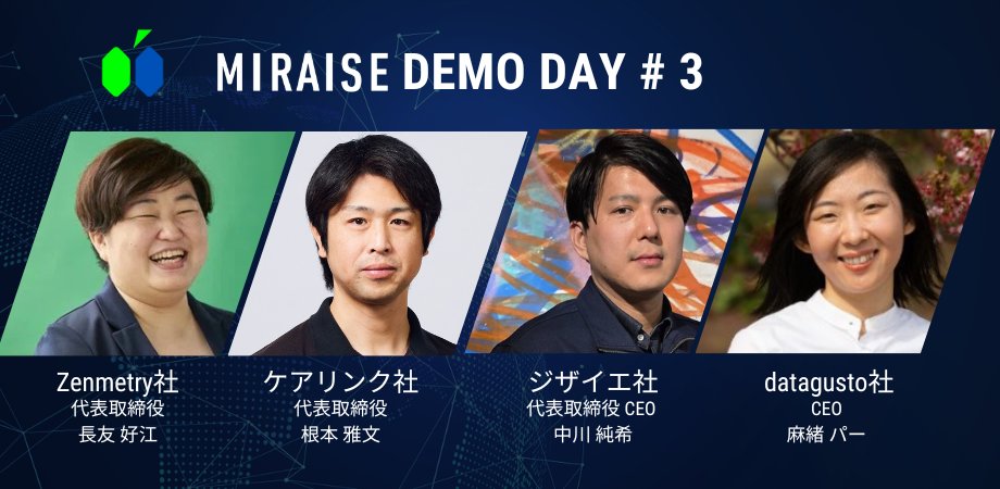 miraise_vc's tweet photo. Miraise DEMO DAY #3 を、5月27日に渋谷 GOLDEN EGGにて開催しました🚀

ミレイズの支援先スタートアップ4社が登壇し、投資家を中心とした来場者に向けてプロダクトのビジョンや最新の事業進捗を発表。

交流会では起業家と投資家間で様々なディスカッションが生まれました。
#ミレイズ　#GOLDENEGG https://t.co/wzgKOwje0s