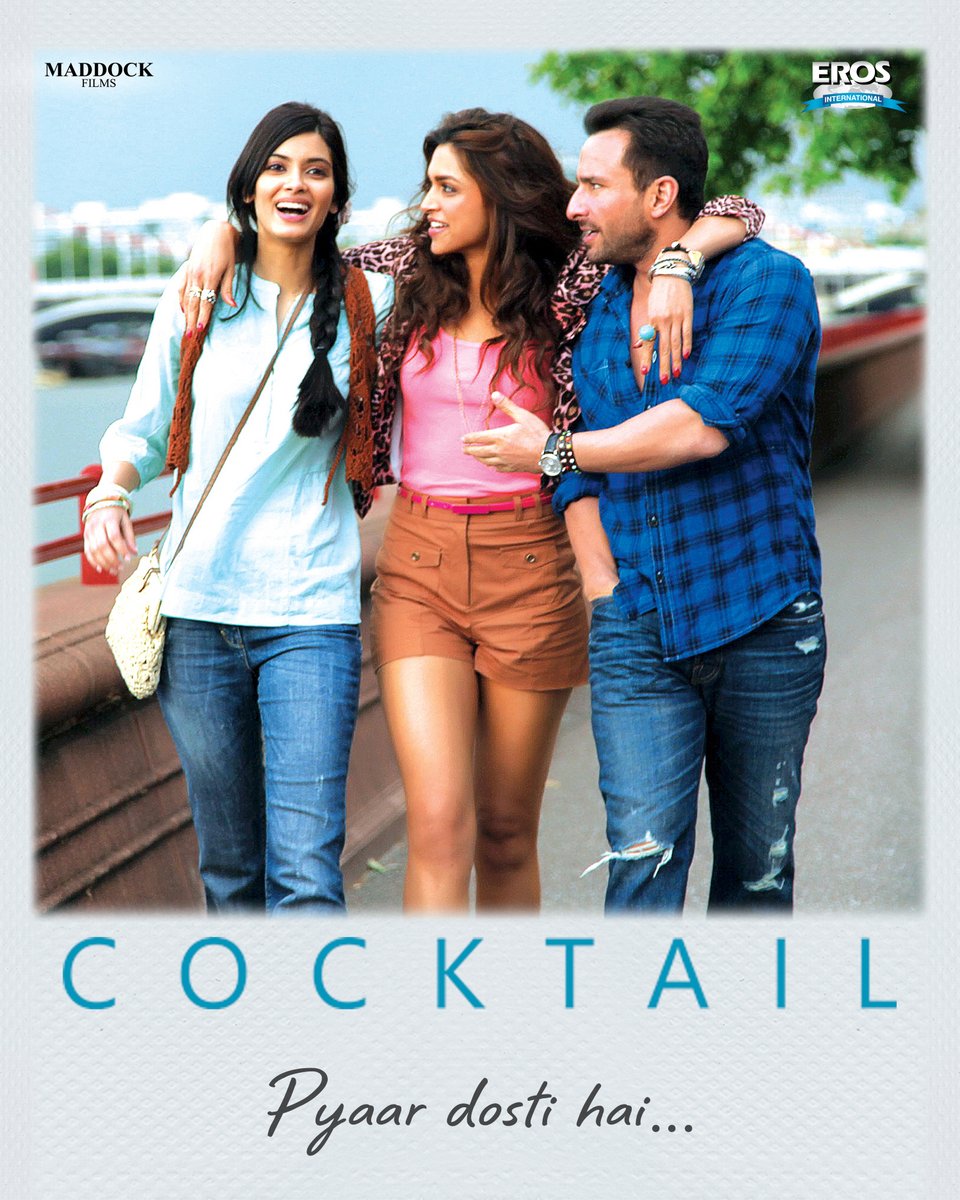 Pyaar dosti hai...
👫 Reconnect with timeless love and laughter!

🎟 Book your tickets –   bit.ly/4kYmkXV

#Cocktail2025 #ReRelease #MaddockFilms #ErosNow #pvrcinemas #PenMarudhar #sonymusicindia
<a href="/SaifAliKhanOff/">Saif Ali Khan</a> <a href="/deepikapadukone/">Deepika Padukone</a> <a href="/DianaPenty/">Diana Penty</a>  <a href="/_PVRCinemas/">P V R C i n e m a s</a> <a href="/sonymusicindia/">Sony Music India</a>