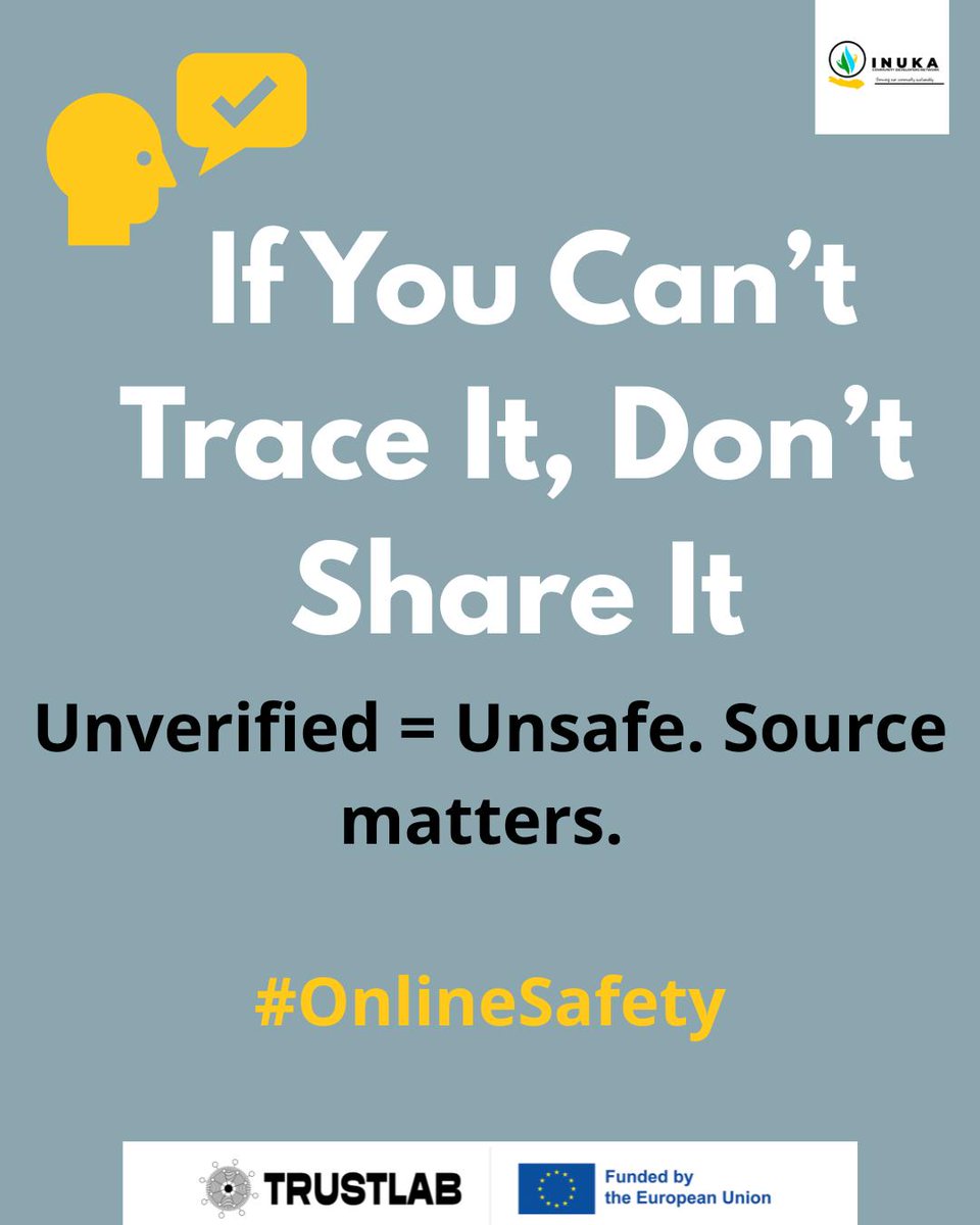 DMs are forever - post wisely.
#FactFirstVerifyAndAmplify #TrustLab
#DigitalLiteracy #OnlineSafety #FactChecking #CounteringInformationManipulation
#DigiSafeChampions