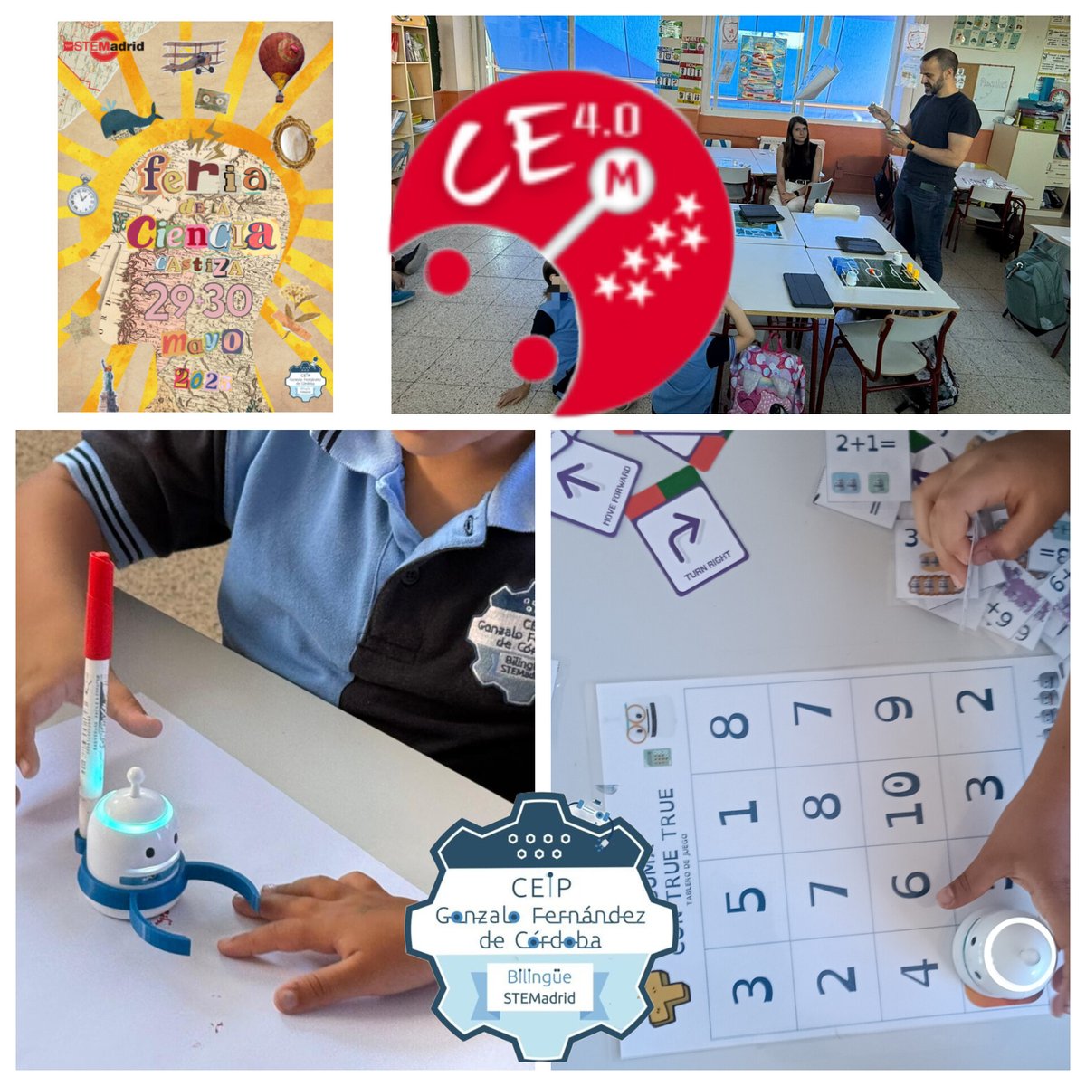 Francisco Jiménez (@pacojh7) on Twitter photo Es la #FeriadelaCiencia en el <a href="/ceipgonzalo/">Ceip Gonzalo Fernández de Córdoba</a> He podido colaborar realizando un taller de robótica con #TrueTrue en 1° y 2° de Primaria en el que se proponían diferentes retos. #CodigoEscuela4_0_Madrid #IF_CMadrid Es la #FeriadelaCiencia en el <a href="/ceipgonzalo/">Ceip Gonzalo Fernández de Córdoba</a> He podido colaborar realizando un taller de robótica con #TrueTrue en 1° y 2° de Primaria en el que se proponían diferentes retos. #CodigoEscuela4_0_Madrid #IF_CMadrid