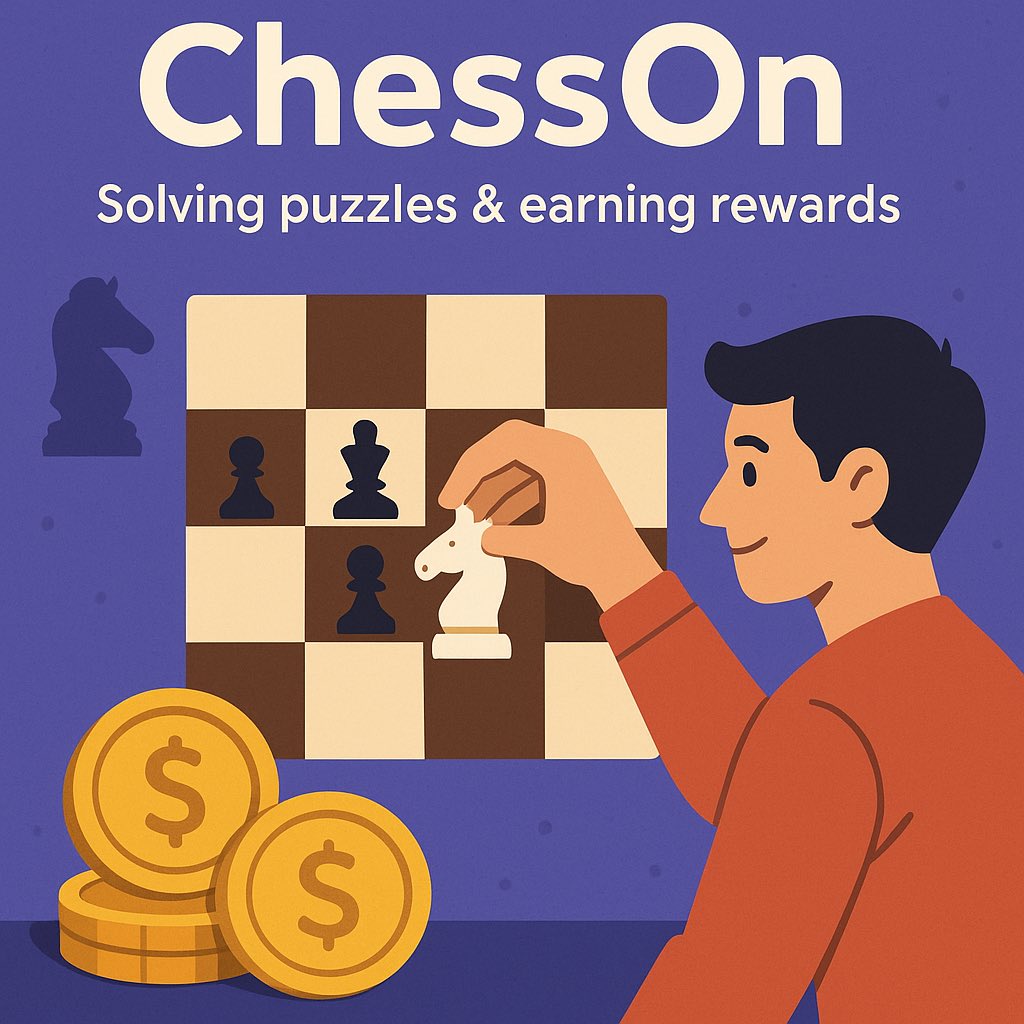 ChessOn_App's tweet image. We didn’t build ChessOn for everyone.

We built it for the obsessed.

The thinkers. The risk-takers. The ones who want more.

Your brain is your biggest asset.

On ChessOn, solving puzzles isn’t just practice—it’s profit.

This is #chess with stakes.