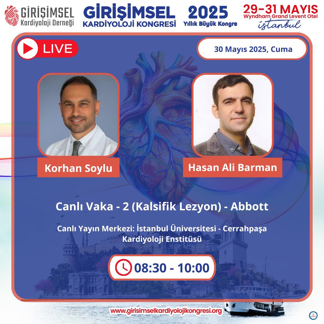 TGKD (@tgkdorg) on Twitter photo 30 Mayis 2025 gune Ana Koroner ve Kalsifik Lezyon canli yayinlariyla basliyoruz.
#InterventionalCardiology
<a href="/korhansoylu78/">Dr. Korhan Soylu</a>
<a href="/DrServetAltay/">Prof.Dr.Servet Altay</a>
<a href="/DrAkdemir/">Prof. Dr. Ramazan Akdemir</a>
<a href="/nihatkalay1/">Prof.Dr.Nihat kalay</a>
<a href="/ogoktekin/">Dr. Omer Goktekin</a> 30 Mayis 2025 gune Ana Koroner ve Kalsifik Lezyon canli yayinlariyla basliyoruz.
#InterventionalCardiology
<a href="/korhansoylu78/">Dr. Korhan Soylu</a>
<a href="/DrServetAltay/">Prof.Dr.Servet Altay</a>
<a href="/DrAkdemir/">Prof. Dr. Ramazan Akdemir</a>
<a href="/nihatkalay1/">Prof.Dr.Nihat kalay</a>
<a href="/ogoktekin/">Dr. Omer Goktekin</a>