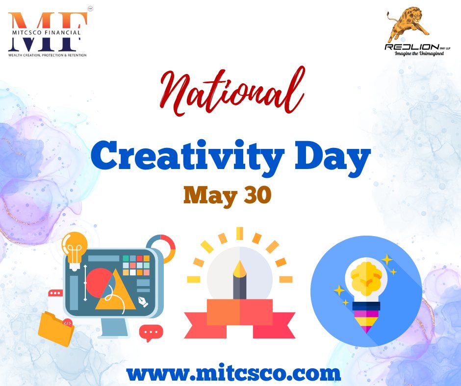 mitcsco's tweet image. 🎨 Creativity is intelligence having fun. Happy National Creativity Day!
🖌️ #nationalcreativityday #thinkcreateinspire #mitcscofinancial #redlionimf #creativeminds