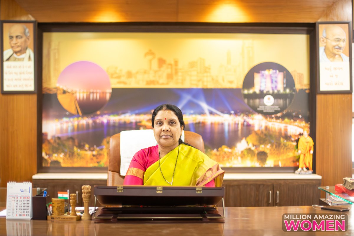 PORTRAIT 105: Smt. Pratibhaben Rakeshkumar Jain, Ahmedabad, Gujarat, INDIA.
The Mayor, Ahmedabad Municipal Corporation
Smt. Pratibhaben currently serves as the Mayor of Ahmedabad, bringing with her a long-standing dedication to public service and women’s empowerment.