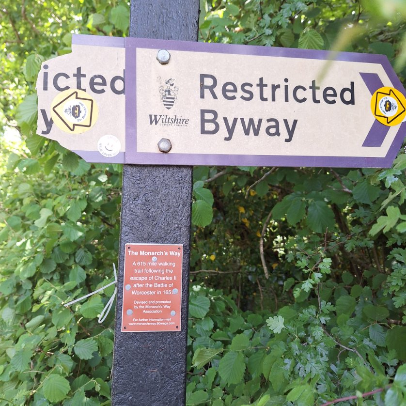 Taken on the Monarchs Way in Wiltshire. #Fingerpostfriday