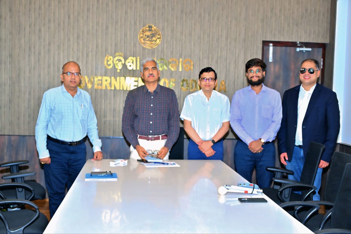 Had an insightful &amp; impactful meeting with Shri Manoj Ahuja, IAS, Chief Secretary, Government of Odisha &amp; Shri R. Shanthagopalan, IAS, Secretary, SSEPD, Government of Odisha

We explored a strategic roadmap for the ESC to boost Odisha’s tech ecosystem &amp; foster digital innovation.