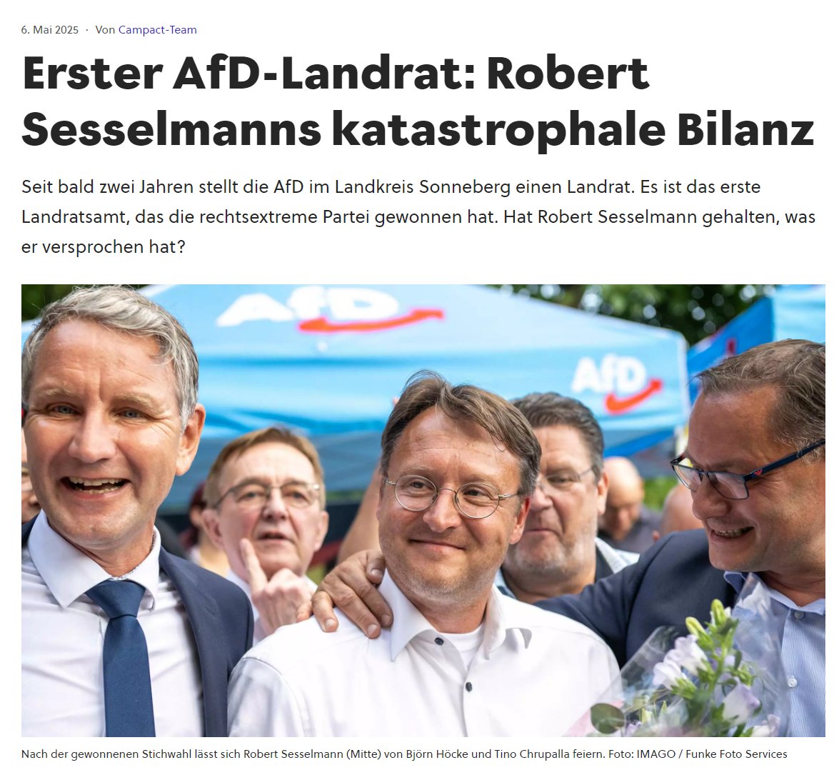 Vielleicht wollen sich die #Sonneberg-er Bürger gerne selbst bestrafen, könnte ja sein!