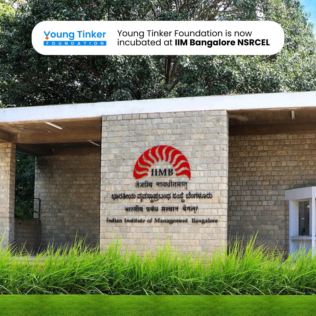 Young Tinker Foundation (@youngtinkerfdn) on Twitter photo Thrilled to share that <a href="/YoungTinkerFdn/">Young Tinker Foundation</a> is now officially incubated at <a href="/IIM_Bangalore/">IIM Bangalore</a> 's <a href="/nsrcel/">NSRCEL</a> — one of India’s top startup hubs!
From empowering thousands of students in STEM to joining changemakers at <a href="/nsrcel/">NSRCEL</a> , we’re just getting started. #YoungTinker #NSRCEL Thrilled to share that <a href="/YoungTinkerFdn/">Young Tinker Foundation</a> is now officially incubated at <a href="/IIM_Bangalore/">IIM Bangalore</a> 's <a href="/nsrcel/">NSRCEL</a> — one of India’s top startup hubs!
From empowering thousands of students in STEM to joining changemakers at <a href="/nsrcel/">NSRCEL</a> , we’re just getting started. #YoungTinker #NSRCEL
