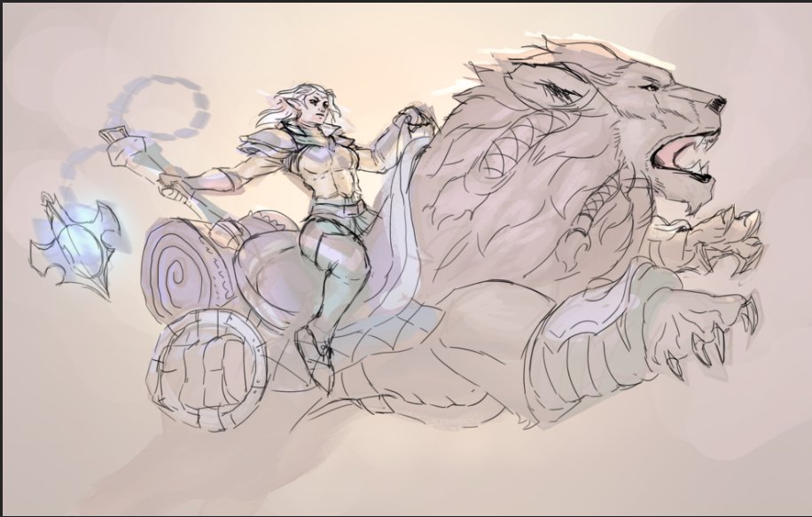 Sejuani Fanart 
hoping to look like a mtg card or something idk

#LeagueOfLegendsFanArt #digitalpainting #NoAI