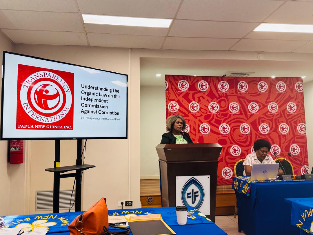 Yesterday, we empowered CSOs on the Organic Law on the Independent Commission Against Corruption (OLICAC)!  We equipped 81 participants from 28 CSOs with info on lodging complaints with PNG ICAC. 

Read our OLICAC Guide: transparencypng.org.pg/.../Finalized-…...