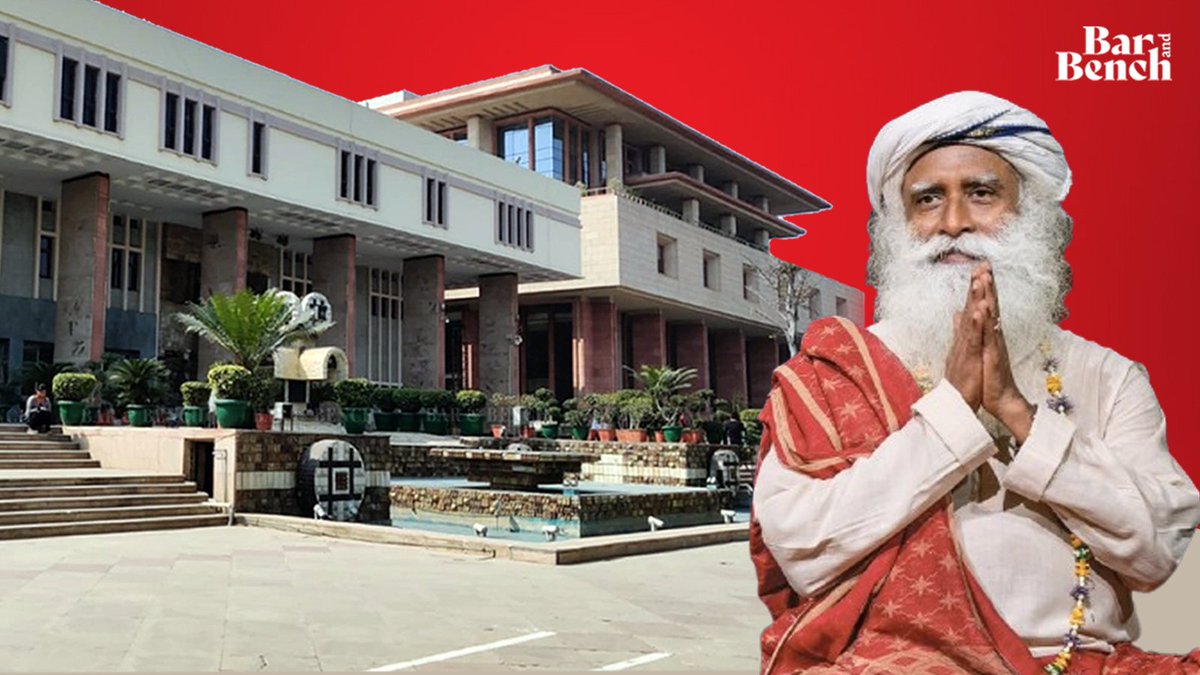 barandbench's tweet photo. Sadhguru Jaggi Vasudev has moved a plea in Delhi High Court to protect his personality rights, particularly against misuse by Artificial Intelligence. https://t.co/x2EfAnpqCB