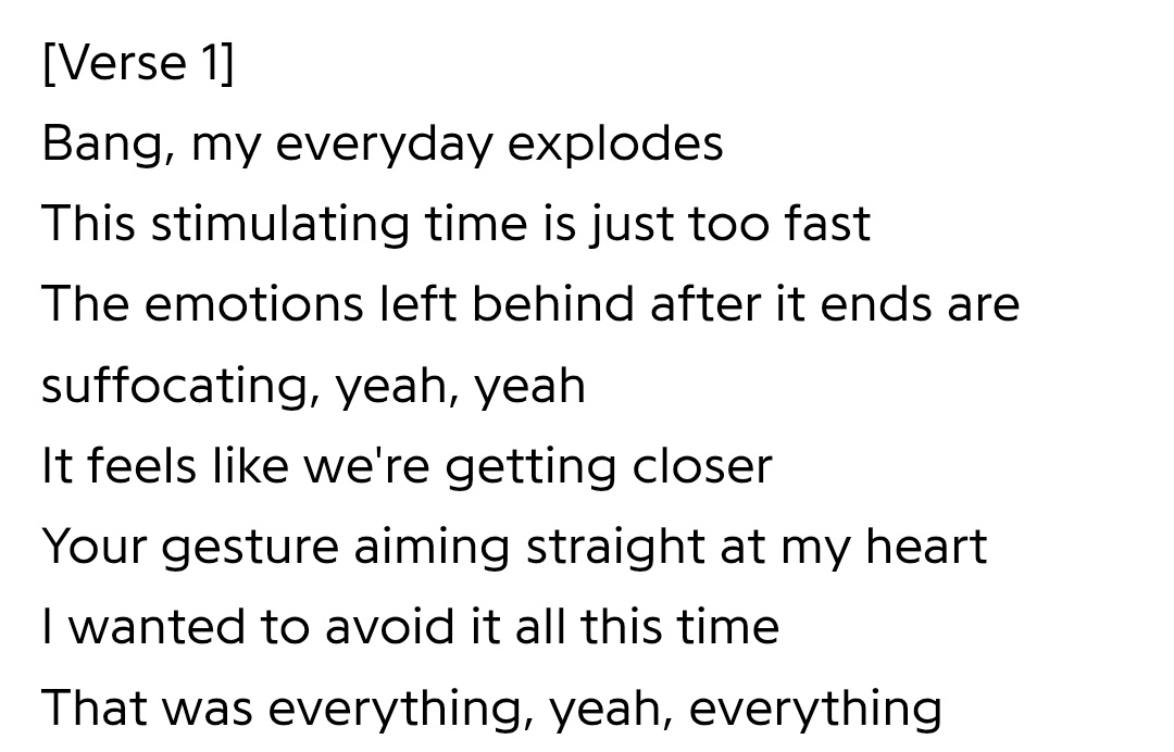 dinocarrd's tweet image. trigger lyrics entirely by dino 🎵