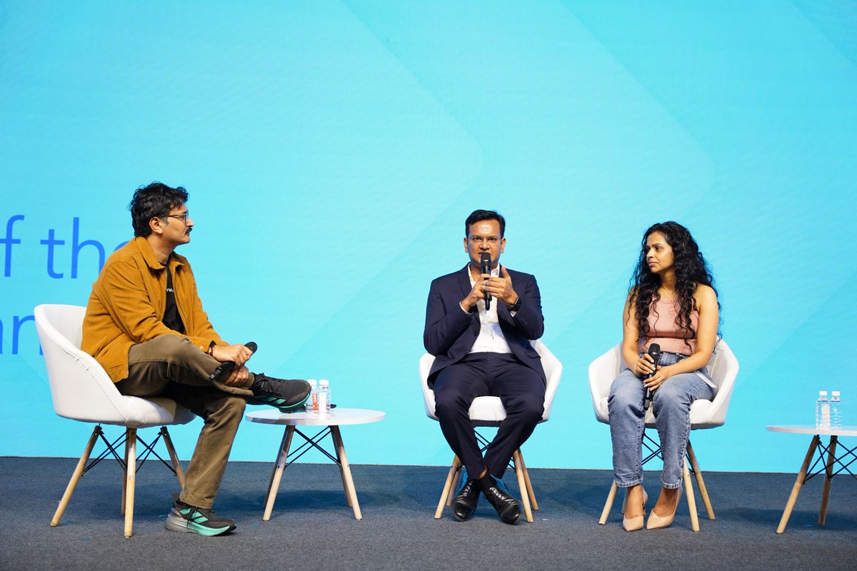Loved the energy at the State of the Company event at <a href="/Intuit/">Intuit</a> India! ⚡

It was a privilege to join the fireside chat on 𝐇𝐚𝐫𝐧𝐞𝐬𝐬𝐢𝐧𝐠 𝐭𝐡𝐞 𝐏𝐨𝐰𝐞𝐫 𝐨𝐟 𝐀𝐠𝐞𝐧𝐭𝐢𝐜 𝐀𝐈 alongside Nivedita Nayak and Jayanth Saimani.

lnkd.in/gPMfRMvK

#Innovation #AgenticAI