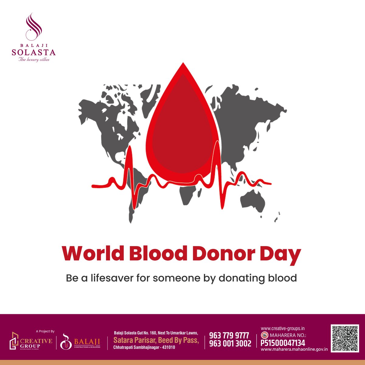 creativegroup26's tweet photo. 𝐖𝐨𝐫𝐥𝐝 𝐁𝐥𝐨𝐨𝐝 𝐃𝐨𝐧𝐨𝐫 𝐃𝐚𝐲
Be a lifesaver for someone by donating blood

#WorldBloodDonorDay #DonateBloodSaveLives #BeAHeroDonateBlood #GiveBloodGiveLife #BloodDonationMatters #EveryDropCounts https://t.co/mszBk9cZs1