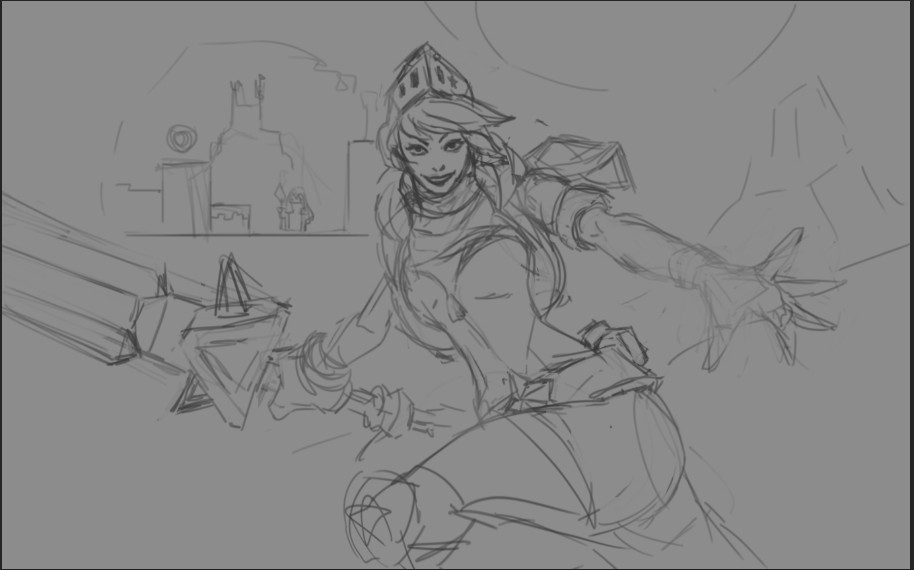 Arcade Riven Fanart i did for fun hope u guys like it
maybe some traditional look or something idk

#digitalart #Illustration #NoAI