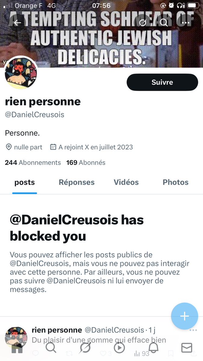 chloerault's tweet photo. la journée qui démarre mal je voulais liker un tweet qui avait été rt dans ma tl et je me rends compte que ce pur inconnu m'a bloquée alors que je sais pas qui c'est voilà c'est vraiment pas très sympa https://t.co/Fm8HAFZfsf